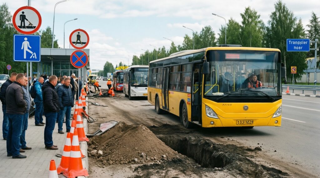 Транспорт Красноярска и пригородов: новые маршруты, ремонты дорог и пробки недели - иллюстрация
